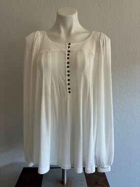Free People Women’s white top size L